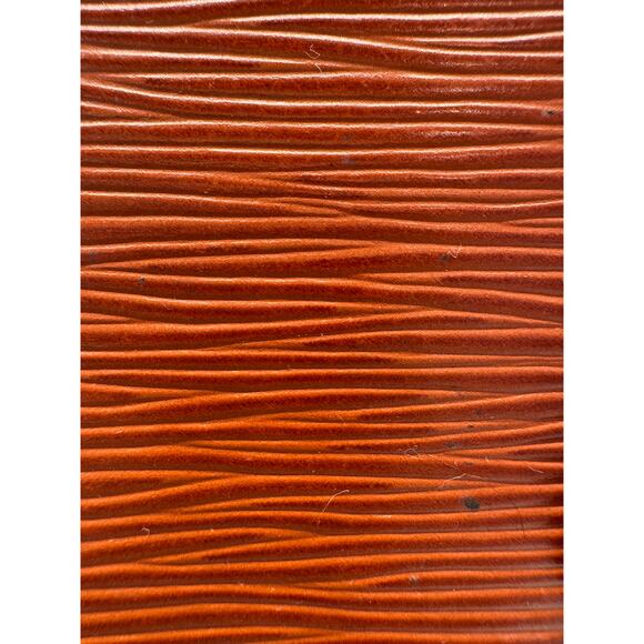 LOUIS VUITTON VINTAGE ORANGE CAMEL EPI LEATHER AGENDA MINI - Picture 9 of 10